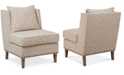 Furniture Camile Fabric Accent Chair